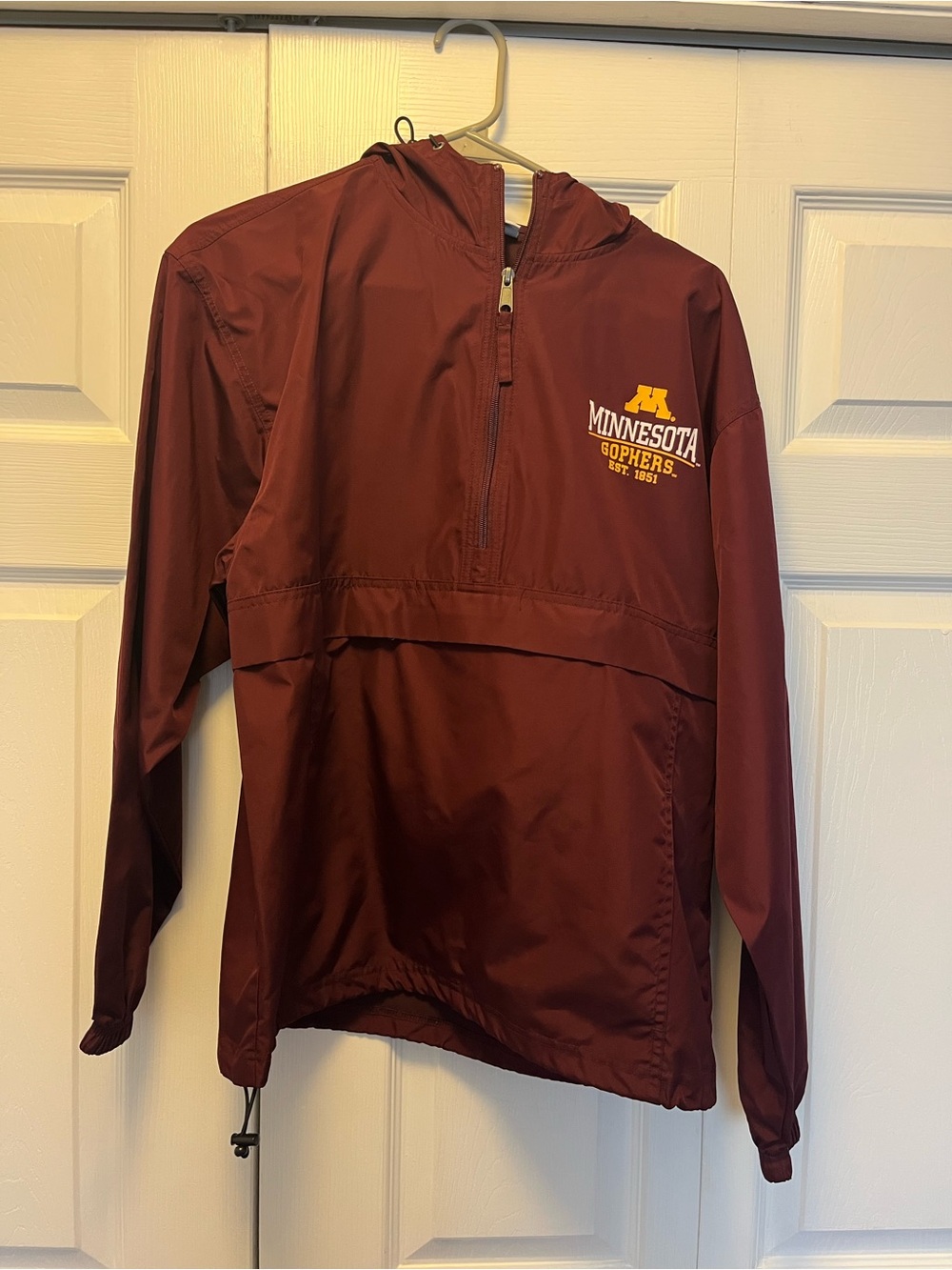 Champion Maroon Minnesota Gophers Hooded Windbreaker